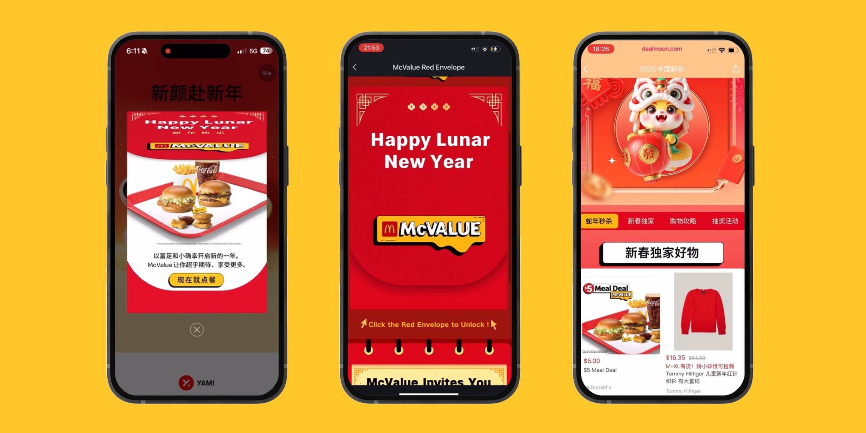 McDonald’s McValue Red Envelope campaign