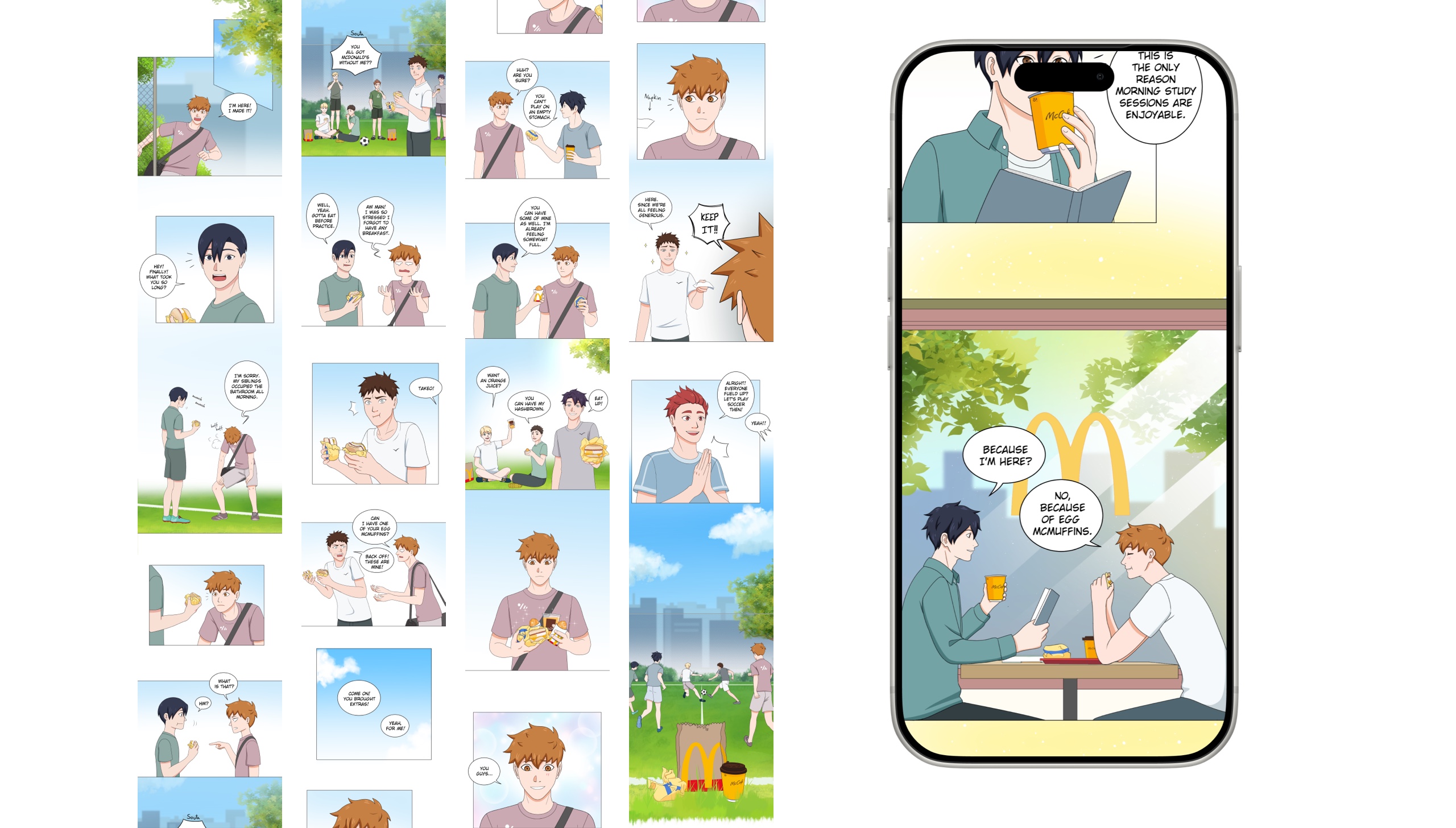 Morning With You Webtoon campaign experience