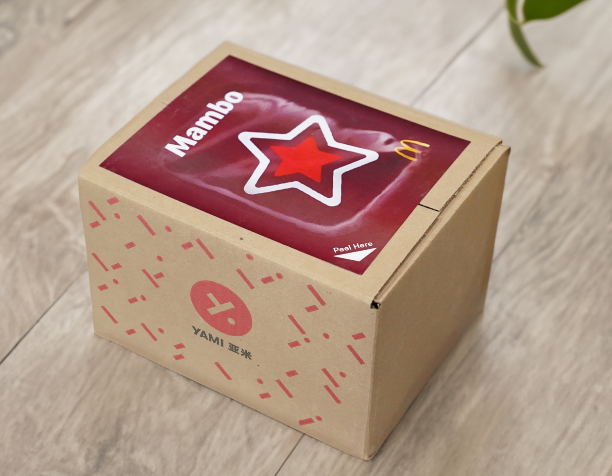 McDonald’s Mambo sauce delivery-box takeover